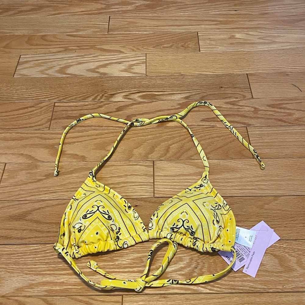 Target Yellow Bandana Print Bikini